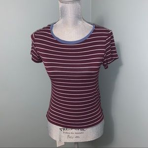 AMERICAN EAGLE striped short sleeve t-shirt women’s size small
